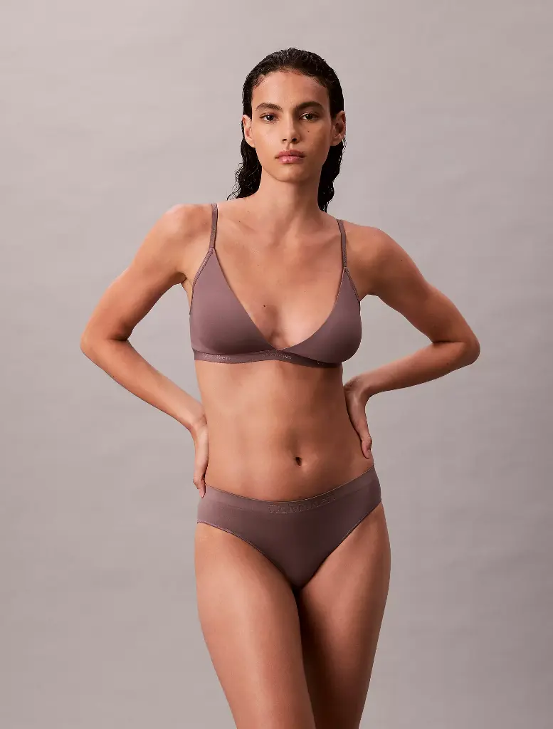 3 Pack Bikini de tiro medio Bonded Flex CK