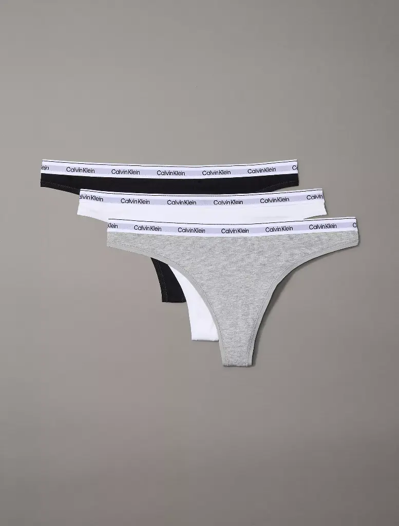 QD5209 Tanga de algodon CK 3 pack