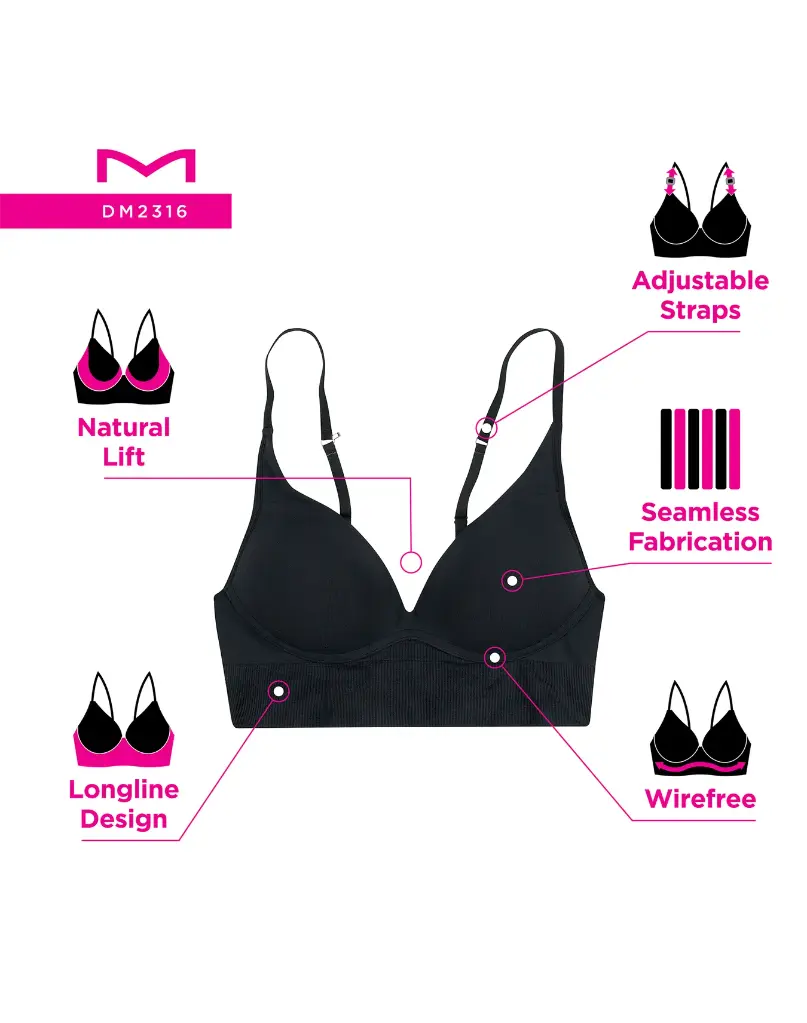 DM2316: Bralette de realce Maidenform