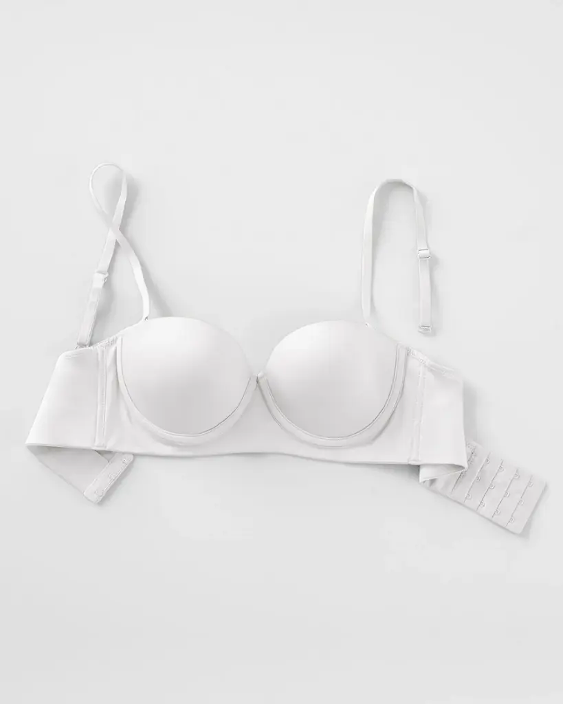 Brasier strapless de realce suave