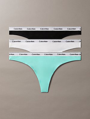 QD5209 Modern Logo 3-pack Low Rise Thong