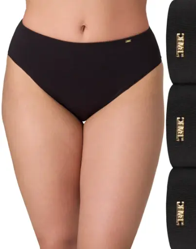 Panty de corte alto/Lux Cotton Essentials, 3-Pack BALI