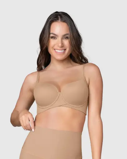 Brasier de buen cubrimiento en escote y espalda Maxi Support Bra